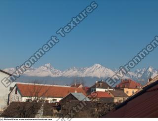 Photo Texture of Background Snowy Mountains