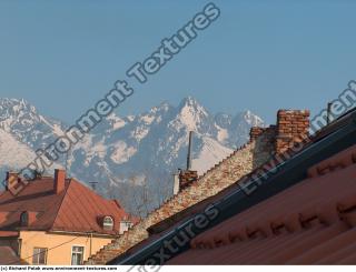 Photo Texture of Background Snowy Mountains