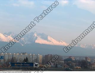 background mountains snowy