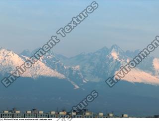 background mountains snowy