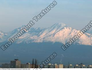 background mountains snowy