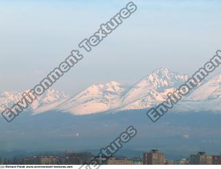 background mountains snowy