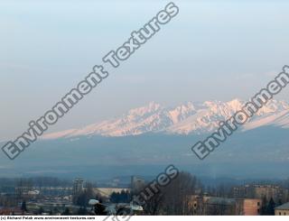 background mountains snowy