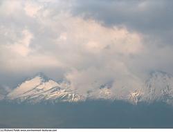 Photo Textures of Background Snowy Mountains