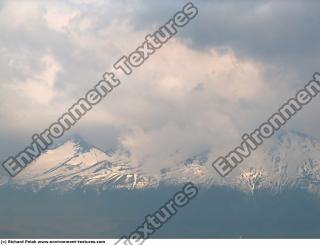 Photo Textures of Background Snowy Mountains