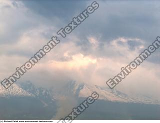 background mountains snowy