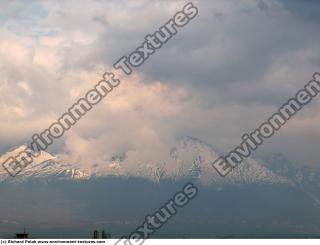 background mountains snowy