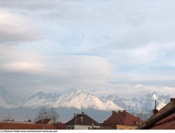 Photo Textures of Background Snowy Mountains