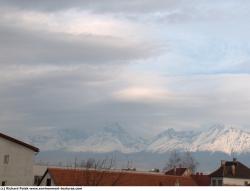 Photo Textures of Background Snowy Mountains