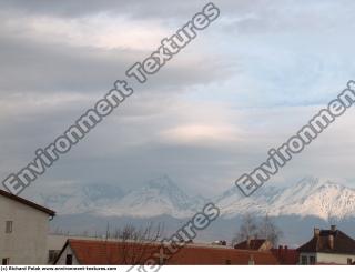 background mountains snowy