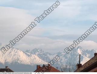 background mountains snowy