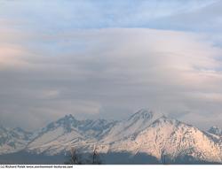 Photo Textures of Background Snowy Mountains