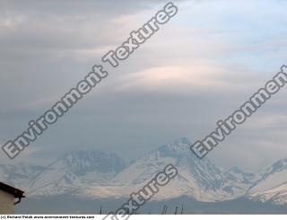 background mountains snowy