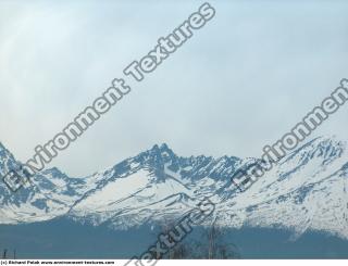 background mountains snowy