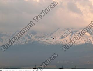 background mountains snowy