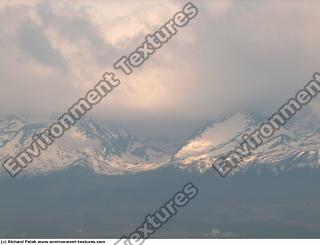 background mountains snowy