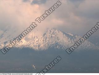 background mountains snowy