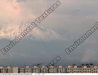 background mountains snowy