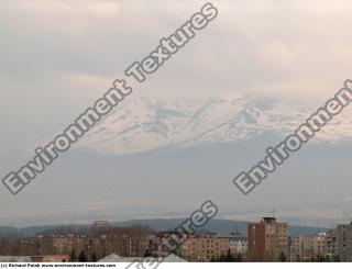 background mountains snowy