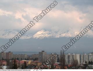 background mountains snowy