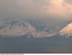 Photo Textures of Background Snowy Mountains