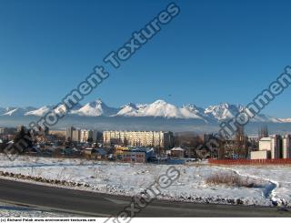 Photo Textures of Background Snowy Mountains