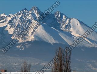 background mountains snowy