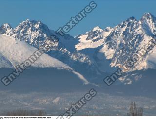 background mountains snowy