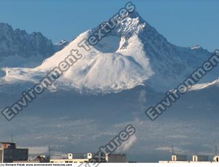 background mountains snowy