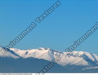 Photo Texture of Background Snowy Mountains