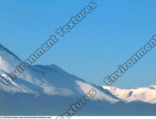 Photo Texture of Background Snowy Mountains