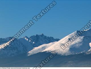 Photo Texture of Background Snowy Mountains