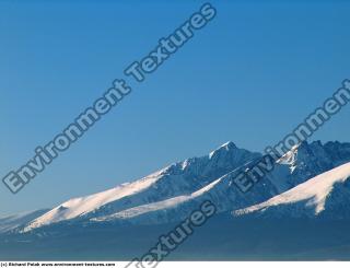 Photo Texture of Background Snowy Mountains