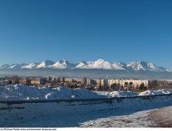 Photo Textures of Background Snowy Mountains