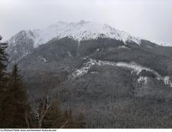 Photo Textures of Background Snowy Mountains