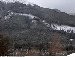 Photo Textures of Background Snowy Mountains