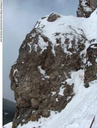 Photo Textures of Background Snowy Mountains