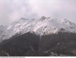 Photo Textures of Background Snowy Mountains