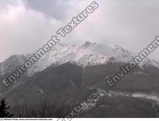 background mountains snowy