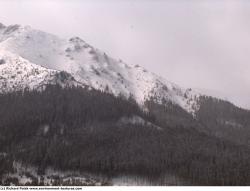 Photo Textures of Background Snowy Mountains