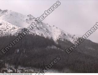 background mountains snowy