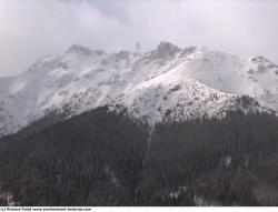 Photo Textures of Background Snowy Mountains