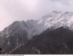 Photo Textures of Background Snowy Mountains