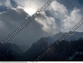 background mountains snowy