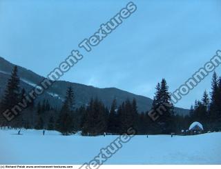 Photo Textures of Background Snowy Mountains