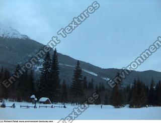 background mountains snowy