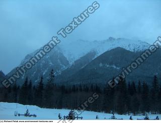 background mountains snowy