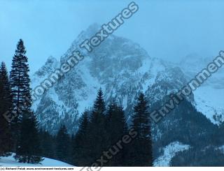 background mountains snowy