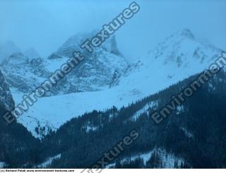 background mountains snowy