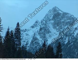 background mountains snowy